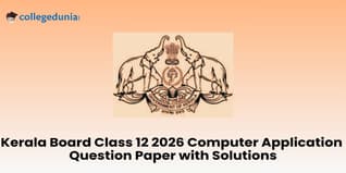 Kerala Board Class 12 2026 Computer Application Question Paper with Solution PDF : Download Here